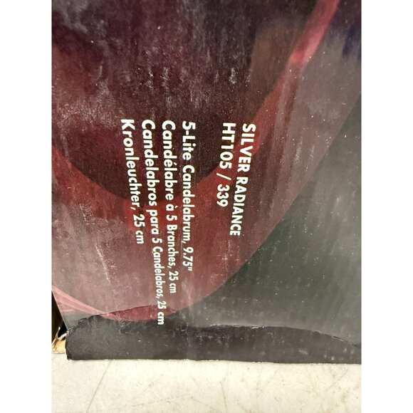 Studio Nova SILVER RADIANCE 5-Lite Candelabrum HT105 / 335 - Picture 15 of 15